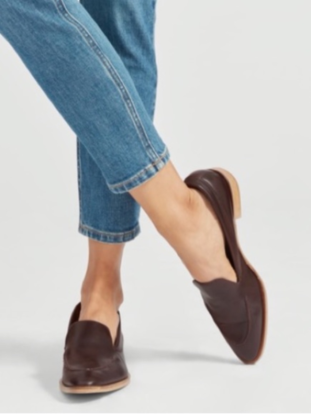 Everlane Women’s Modern Loafer, Burgundy, size 11